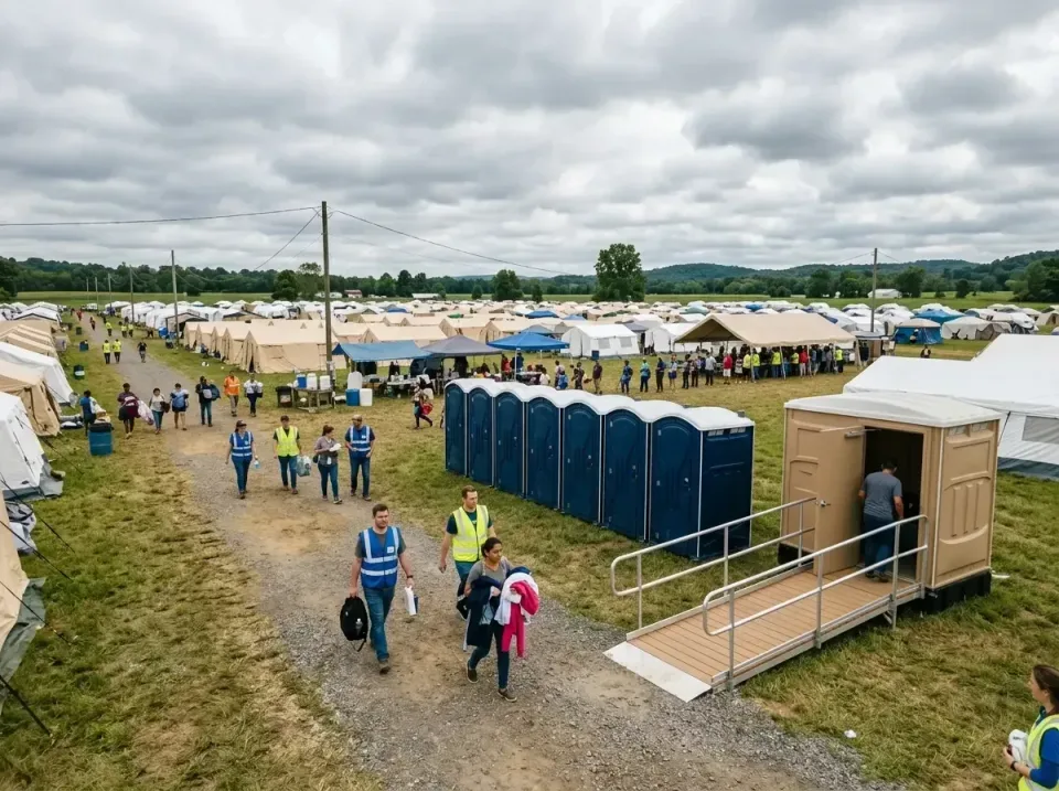 disaster-relief-camp-restrooms-010 — frequently asked questions, Dumpster & Portable Bathrooms Rental in Hampton, MD